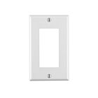 Leviton 80401-W 1 Gang White Wallplate