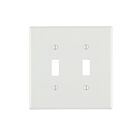 Leviton 80509-W White 2 Gang Midsize Switch Plate