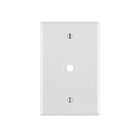 Leviton 80513-W White 1 Gang Midsize Telephone Plate