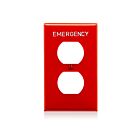 Leviton 80703-REW 1G Wallplate