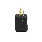 Leviton 8256-VB Black Python Plug Hospital Grade 2Pole 3Wire 5 15P 15A125V