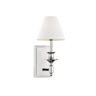 Savoy House Essentials Washburn 9-0700-1-109 1-Light Polished Nickel Wall Sconce