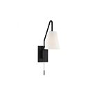 Savoy House Essentials Owen 9-0900CP-1-89 1-Light Matte Black Wall Sconce