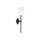 Savoy House Essentials Destin 9-0902-1-89 1-Light Matte Black Wall Sconce