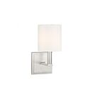 Savoy House Essentials Waverly 9-1200-1-SN 1-Light Satin Nickel Wall Sconce