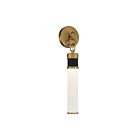 Savoy House Abel 9-1638-1-143 1-Light Matte Black with Warm Brass Accents Wall Sconce