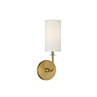 Savoy House Essentials Powell 9-1755-1-322 1-Light Warm Brass Wall Sconce
