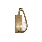 Savoy House Ashe 9-1826-1-320 1-Light Warm Brass and Rope Wall Sconce