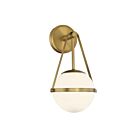 Savoy House Essentials Polson 9-1911-1-322 1-Light Warm Brass Wall Sconce