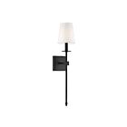 Savoy House Essentials Monroe 9-303-1-89 1-Light Matte Black Wall Sconce