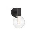 Savoy House Essentials Wright 9-3076-1-89 1-Light Matte Black Wall Sconce