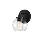Savoy House Essentials 9-4050-1-BK Carson 1-Light 60W Matte Black Vanity Light