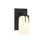 Savoy House 9-4128-1-BK Caldwell 1-Light 60W Black Vanity Light 