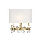 Savoy House Dahlia 9-4364-1-322 1-Light Warm Brass Wall Sconce