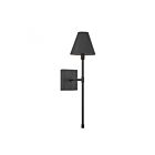 Savoy House Essentials Jefferson 9-5201-1-89 1-Light Matte Black Wall Sconce