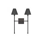 Savoy House Essentials Jefferson 9-5202-2-89 2-Lights Matte Black Wall Sconce