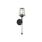 Savoy House Essentials Garnet 9-6001-1-89 1-Light Matte Black Wall Sconce