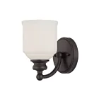 Savoy House Essentials Melrose 9-6836-1-13 1-Light English Bronze Wall Sconce