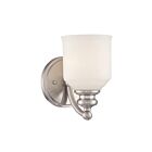 Savoy House Essentials Melrose 9-6836-1-SN 1-Light Satin Nickel Wall Sconce