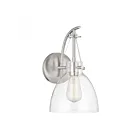 Savoy House Essentials Foster 9-7005-1-SN 1-Light Satin Nickel Wall Sconce