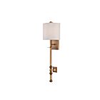 Savoy House Essentials Devon 9-7140-1-322 1-Light Warm Brass Wall Sconce
