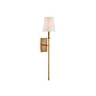 Savoy House Essentials Monroe 9-7144-1-322 1-Light Warm Brass Wall Sconce