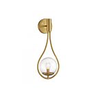 Savoy House Encino 9-7193-1-322 1-Light Warm Brass Wall Sconce