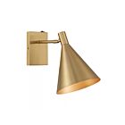 Savoy House Pharos 9-8002CP-1-127 1-Light Noble Brass Wall Sconce
