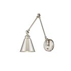 Savoy House Essentials Morland 9-961CP-1-109 1-Light Polished Nickel Wall Sconce