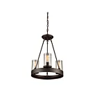Artcraft Menlo Park AC10003 3-Lights Oil Rubbed Bronze 60W Chandelier