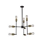 Artcraft Jersey AC10589VB 9-Lights Vintage Brass 100W Chandelier