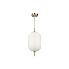Artcraft AC10631BR Vita 1-Light 60W Brass Cord Pendant