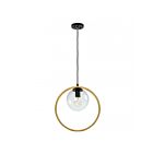 Artcraft  Lugano AC10890VB Black Vintage Brass Pendant