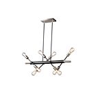 Artcraft Truro AC11254NB 8-Lights Black Brushed Nickel 60W Pendant