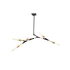 Artcraft Filiali AC11535 5-Lights Black Harvest Brass 40W Chandelier