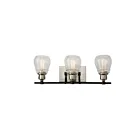 Artcraft Nelson AC11683NB 3-Lights Black and Brushed Nickel 60W Bathroom Vanity