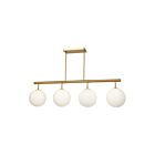 Artcraft Aurelia AC11764BR 4-Lights Brass 40W Island Light