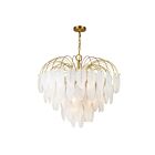 Artcraft Alessia AC11782BR 19-Lights 1140 Watt Brushed Brass Chain Chandelier