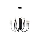 Artcraft AC11929BK Bronte 9-Lights 360W Black Chandelier