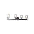 Artcraft Essex AC11934NB 240W Nickel and Black Vanity Light