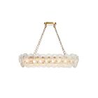 Artcraft AC11963BR Bloom 18-Lights 180W Brass Island Light