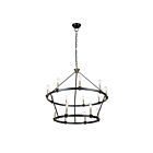 Artcraft Notting Hill AC11985BB 15-Lights 900W 2-Tier Chandelier