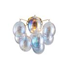 Artcraft AC11993LU Globo 160W Brass Semi Flush Mount