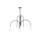 Artcraft Comet AC6656BK 6-Lights Semi Matte Black 24W Chandelier
