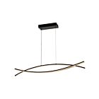 Artcraft Nova AC6713BK Nova Black 30W LED Pendant