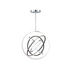 Artcraft Trilogy AC6746PN Polished Nickel 96W Pendant