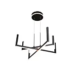 Artcraft Silicon Valley AC6776BK 6-Lights 32W Black LED Chandelier