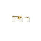 Artcraft AC7393BR Saville 3-Lights 42W Brass LED Vanity Light