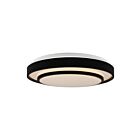 Artcraft AC7401BK Aziza 35W Black Semi Flush Mount