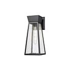 Artcraft Lucian AC8861BK 1-Light Black 60W Outdoor Wall Lantern